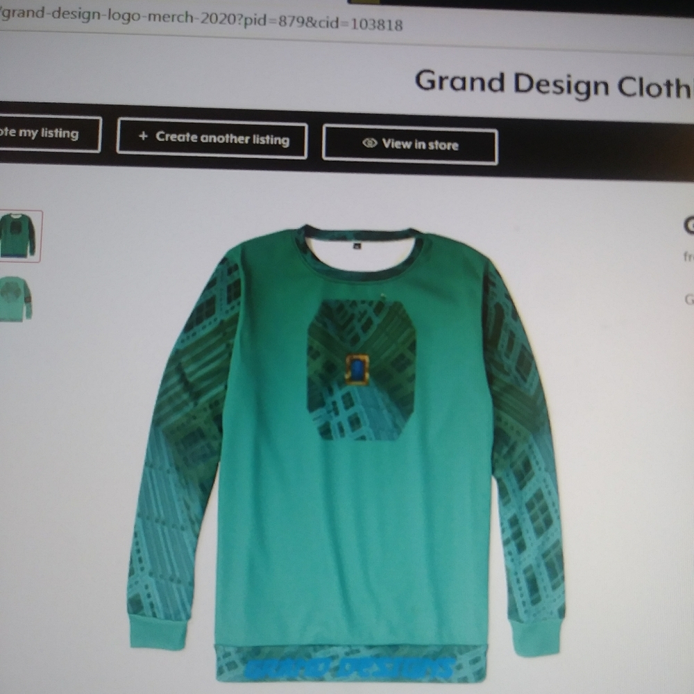Turquoise long sleeve shirt Grand Design Clothing